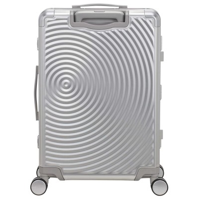American Tourister - Resväska Soundbox Aluminium 68 Medium Silver - A16088