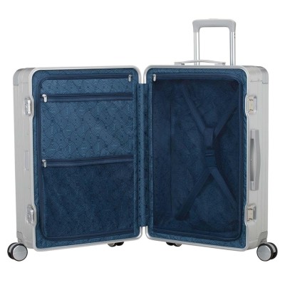 American Tourister - Resväska Soundbox Aluminium 68 Medium Silver - A16088