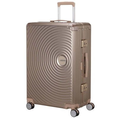 American Tourister - Resväska Soundbox Aluminium 77 Large Bronze - A15845