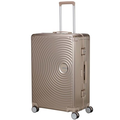 American Tourister - Resväska Soundbox Aluminium 77 Large Bronze - A15845