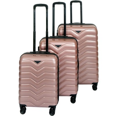Cavalet - Resväskor 3-Pack Smygehuk Rosa - A15419