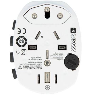 SKROSS - Världsreseadapter PRO World Jordad - 1.103180
