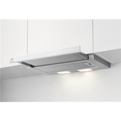 Köksfläkt integr. 60 cm LFP326W Electrolux vit