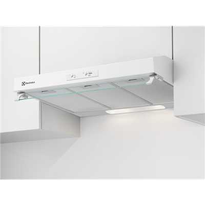 Köksfläkt integr. 70 cm LFU327W Electrolux vit