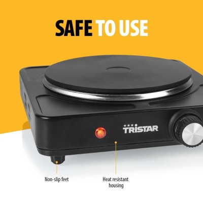 Kokplatta enkel 1500W 18,5cm - KP-6151