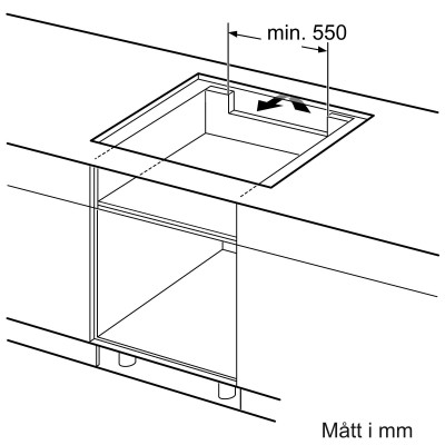 Bosch - PXE801DC1E - Serie 8, Induktionshäll, 80 cm, planmontering