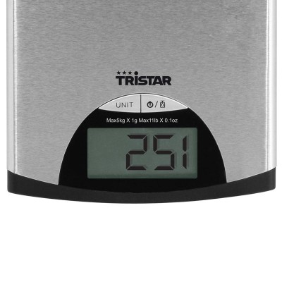 Tristar - Köksvåg Rostfritt stål 5kg - KW-2435