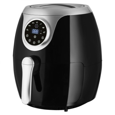 Champion - Airfryer XXL 5,6L 1800W AF410 Svart/Silver - CHAF410
