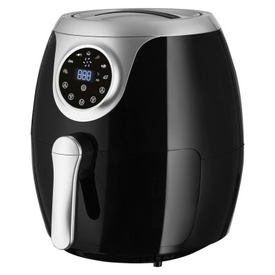 Champion - Airfryer XXL 5,6L 1800W AF410 Svart/Silver - CHAF410