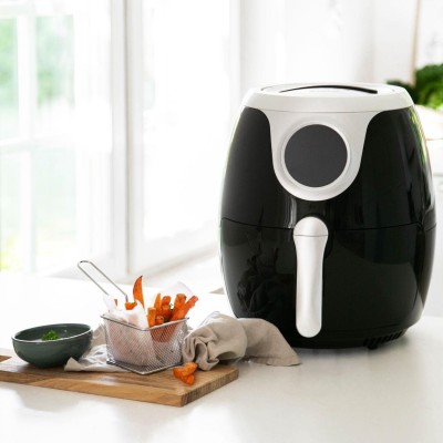 Champion - Airfryer XXL 5,6L 1800W AF410 Svart/Silver - CHAF410