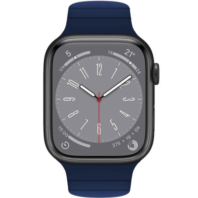 Celly - Armband till Apple Watch 42/44/45mm Magnetiskt Blå - A13170