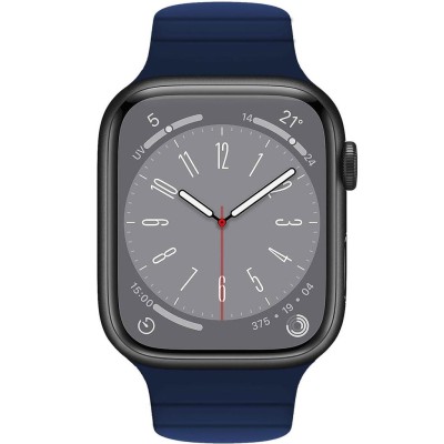 Celly - Armband till Apple Watch 42/44/45mm Magnetiskt Blå - A13170