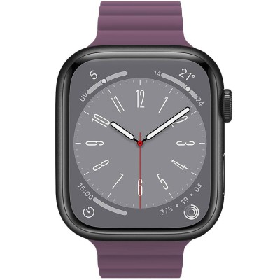 Celly - Armband till Apple Watch 42/44/45mm Magnetiskt Lila - A13172
