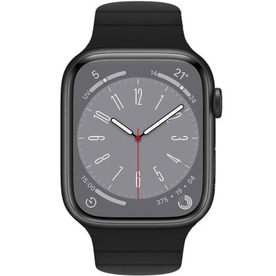 Celly - Armband till Apple Watch 42/44/45mm Magnetiskt Svart/Orange - A13169