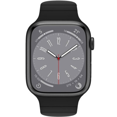 Celly - Armband till Apple Watch 42/44/45mm Magnetiskt Svart/Orange - A13169