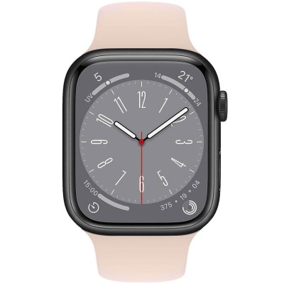 Celly - Armband till Apple Watch 42/44/45mm Silikon Rosa - A13177