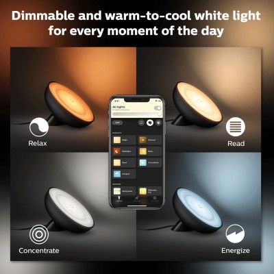 Philips Hue - Bloom Color Bordslampa Svart - 929002376001
