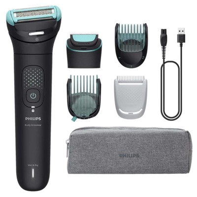Philips - Body Groomer 7000 Serien 2D-flexhuvud och dubbelt trim- och raksystem BG7470/15 - A16111
