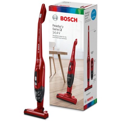Bosch - BBHF214R - Serie 2, Sladdlös dammsugare, Readyy'y 14.4V, Röd