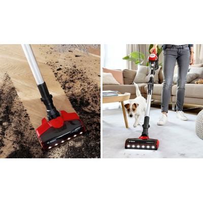 Bosch - BBS711ANM - Sladdlös dammsugare, Unlimited 7 ProAnimal, Röd