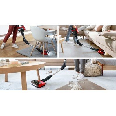 Bosch - BBS711ANM - Sladdlös dammsugare, Unlimited 7 ProAnimal, Röd