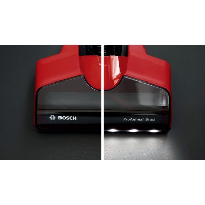 Bosch - BBS711ANM - Sladdlös dammsugare, Unlimited 7 ProAnimal, Röd