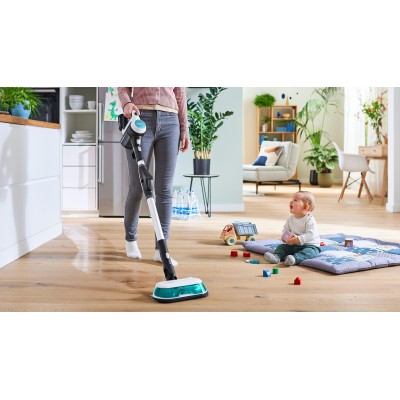 Bosch - BCS71HYG1 - Sladdlös 2 i 1 Dammsugare och Mopp, Unlimited 7 ProHygienic Aqua, Vit