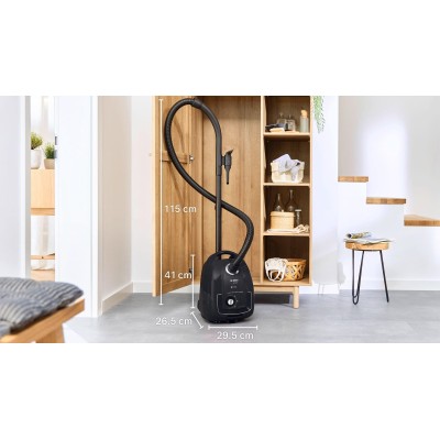 Bosch - BGB38BA1 - Serie 4, Dammsugare med påse, Svart