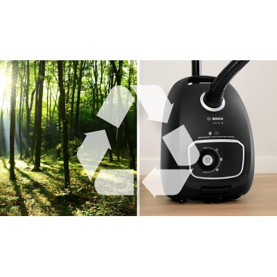 Bosch - BGB41BA1 - Serie 4, Dammsugare med påse, Svart