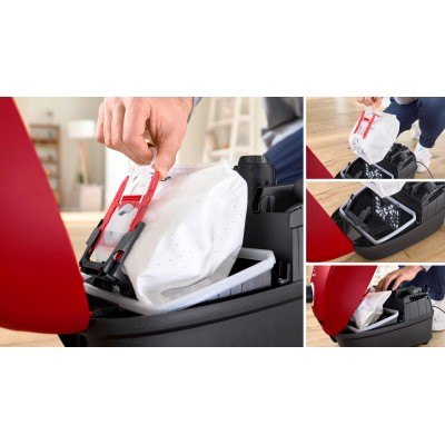 Bosch - BGB41PET1 - Serie 4, Dammsugare med påse, ProAnimal, Röd