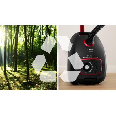 Bosch - BGB41POW1 - Serie 4, Dammsugare med påse, ProPower, Svart