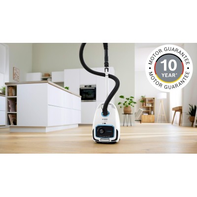 Bosch - BGB6SIL1 - Serie 6, Dammsugare med påse, ProSilence, Vit