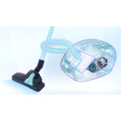 Bosch - BGB6SIL1 - Serie 6, Dammsugare med påse, ProSilence, Vit