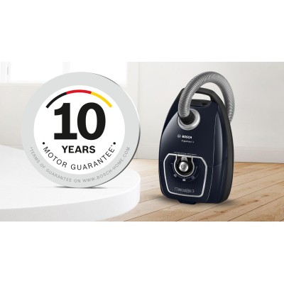Bosch - BGB7X420 - Dammsugare med påse, Ergomaxx'x, Blå