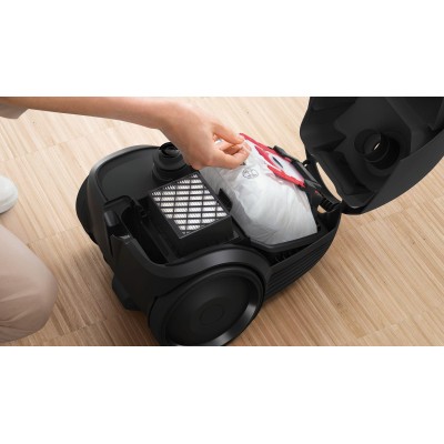 Bosch - BGBS2LB1 - Serie 2, Dammsugare med påse, Svart