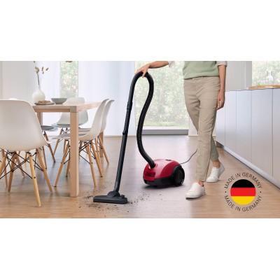 Bosch - BGBS2RD1H - Serie 2, Dammsugare med påse, Röd