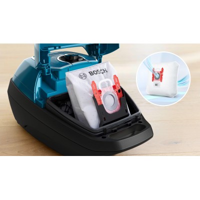 Bosch - BGL7EXCL - Dammsugare med påse, Ergomaxx'x, Blå