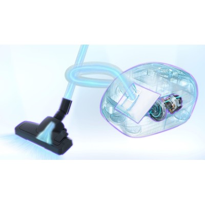 Bosch - BGL7EXCL - Dammsugare med påse, Ergomaxx'x, Blå