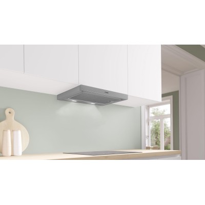 Bosch - DFS067A51 - Serie 4, Utdragbar köksfläkt, 60 cm, Silver metallic