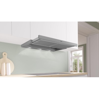 Bosch - DFS097A51 - Serie 4, Utdragbar köksfläkt, 90 cm, Silver metallic