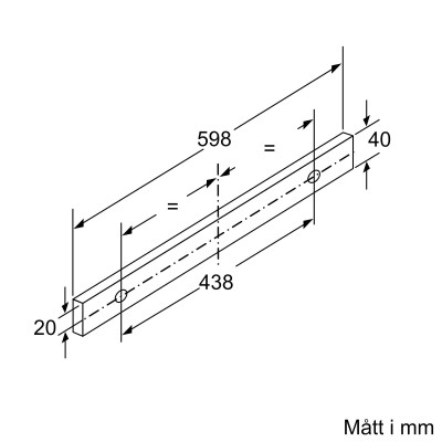 Bosch - DFT63AC50 - Serie 4, Utdragbar köksfläkt, 60 cm, Silver