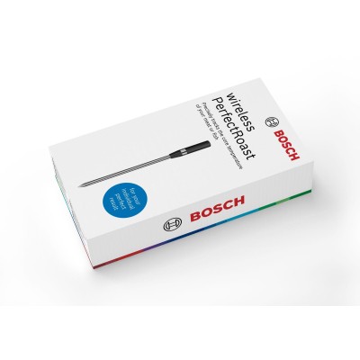 Bosch - HEZ32WA00 - Trådlös stektermometer, 150 x 19 x 52 mm, ädelstål, Diskmaskinssäker, Lämplig för ugnsvagn