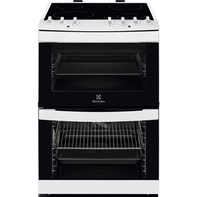 Spis 60 cm dubbelugn LKR65000SW4 Electrolux vit/svart