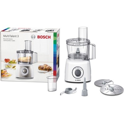 Bosch - MCM3110W - Matberedare, MultiTalent 3, 800 W, Vit, vit