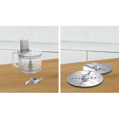 Bosch - MCM3110W - Matberedare, MultiTalent 3, 800 W, Vit, vit