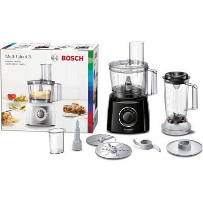 Bosch - MCM3201B - Matberedare, MultiTalent 3, 800 W, Svart, svart