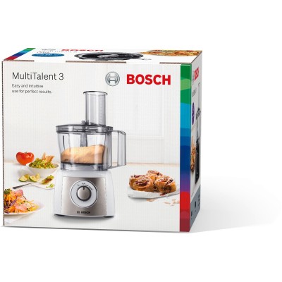 Bosch - MCM3501M - Matberedare, MultiTalent 3, 800 W, Svart, borstad rostfritt stål