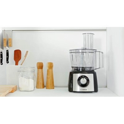 Bosch - MCM3501M - Matberedare, MultiTalent 3, 800 W, Svart, borstad rostfritt stål