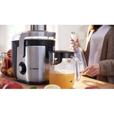 Bosch - MES4010 - Råsaftcentrifug, VitaJuice 4, 1200 W, Silver, svart