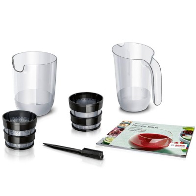 Bosch - MESM500W - Slow juicer, VitaExtract, 150 W, Vit, svart